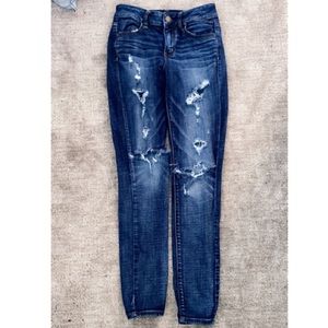 American Eagle Ripped Super Stretch Jeans